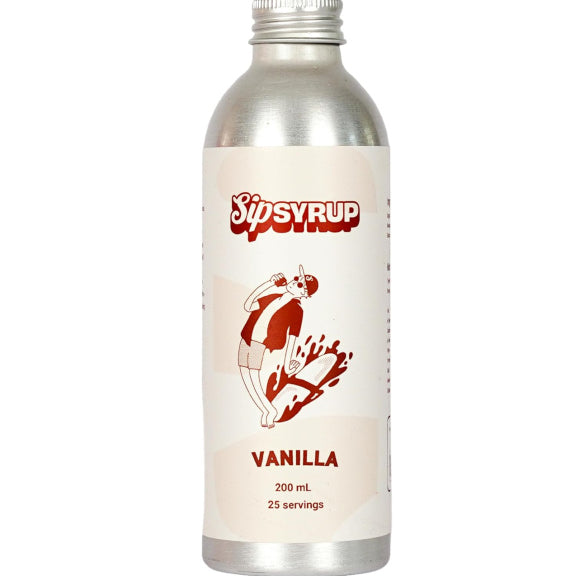 Sip Vanilla Syrup 200ml Bottle