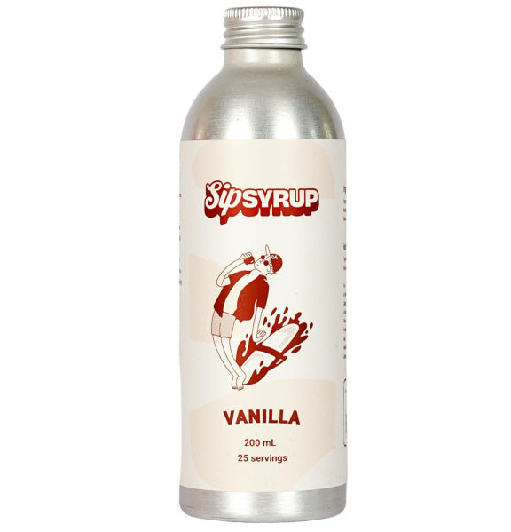Sip Vanilla Syrup 200ml Bottle