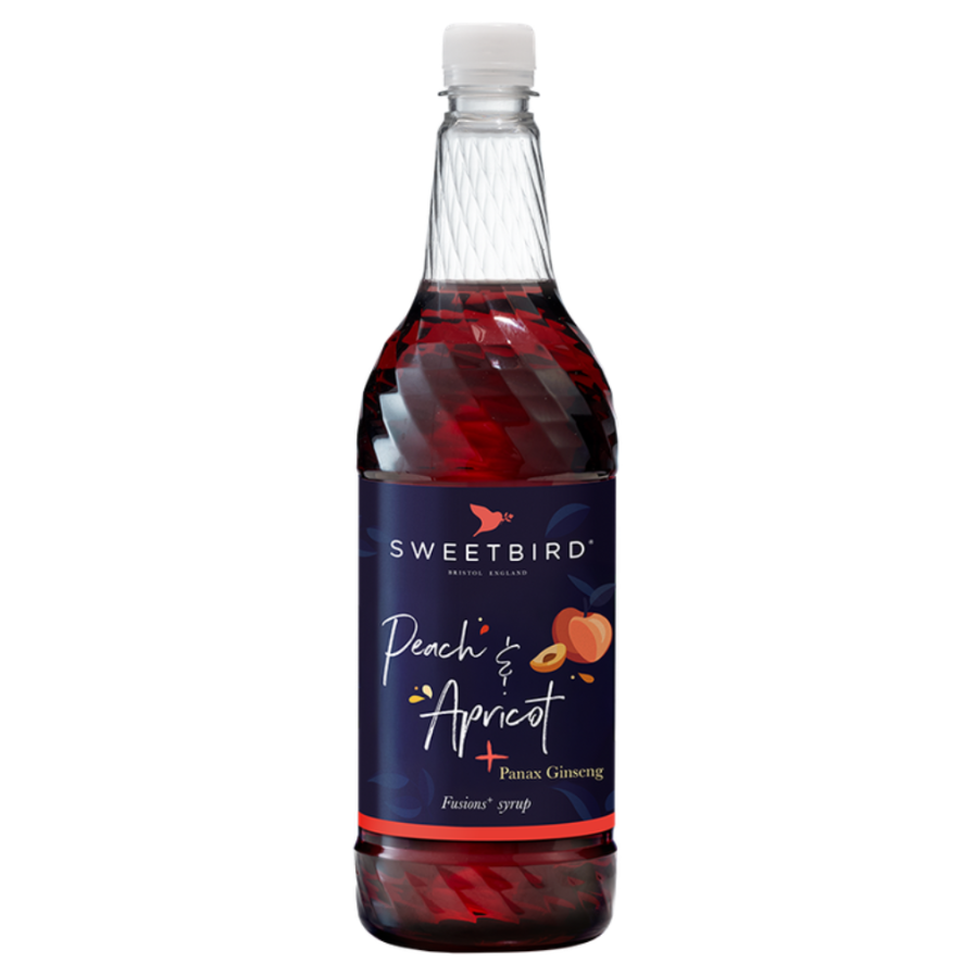 Sweetbird Peach & Apricot Fusion Syrup + Panax Ginseng