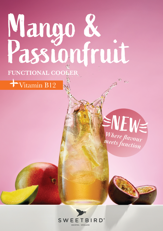 Sweetbird Mango & Passionfruit Fusions+ Syrup (1 Litre)