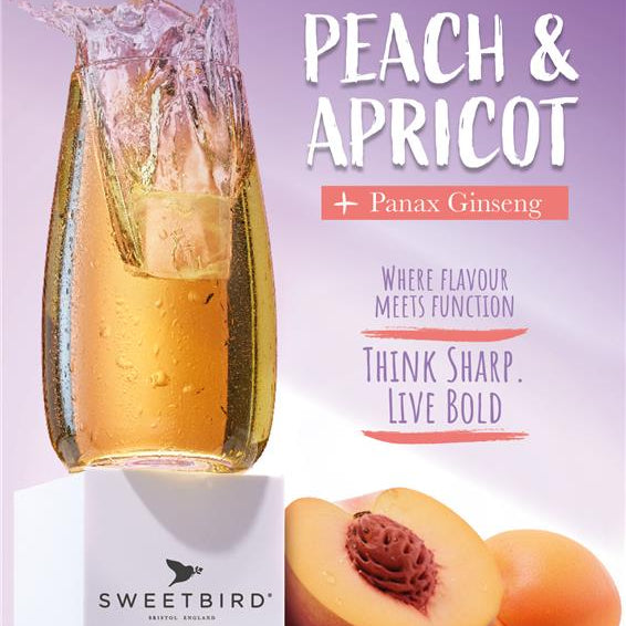 Sweetbird Peach & Apricot Fusion Syrup + Panax Ginseng