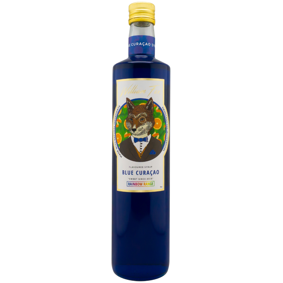 William Fox Rainbow Range Blue Curacao Syrup