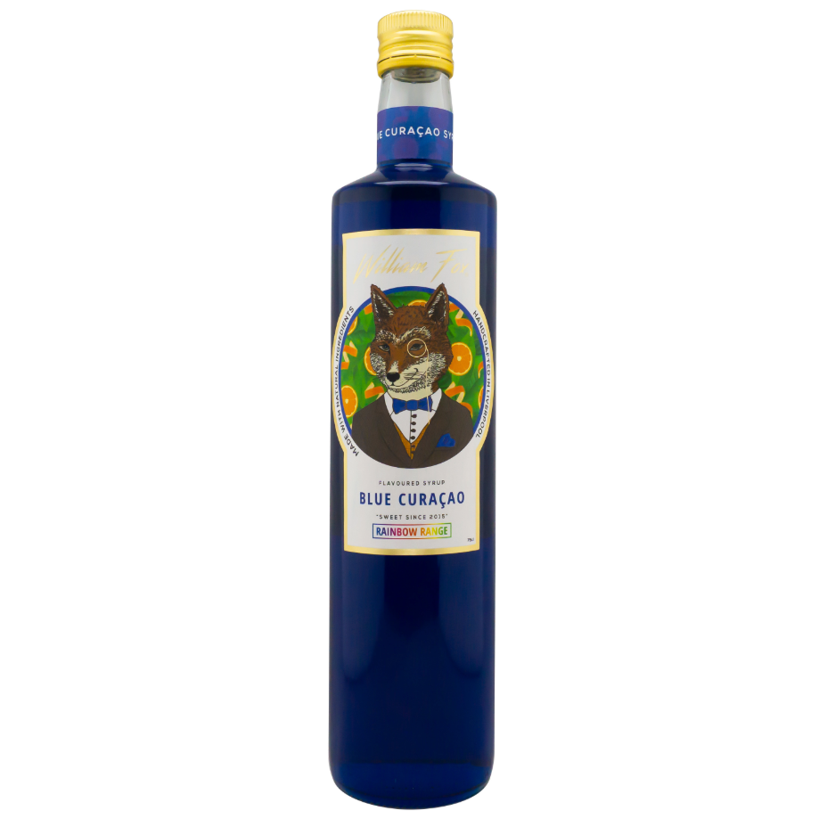 William Fox Rainbow Range Blue Curacao Syrup