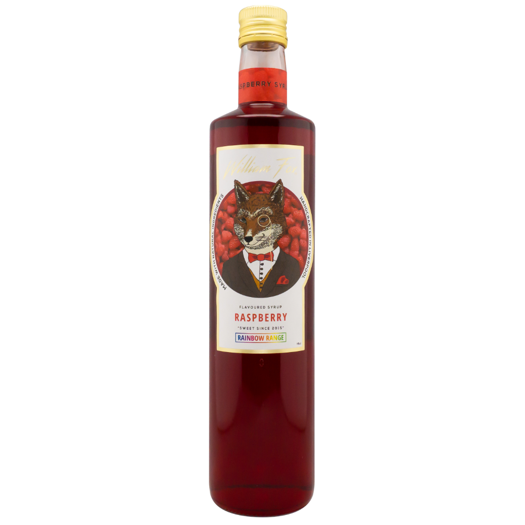 William Fox Rainbow Range Raspberry Syrup