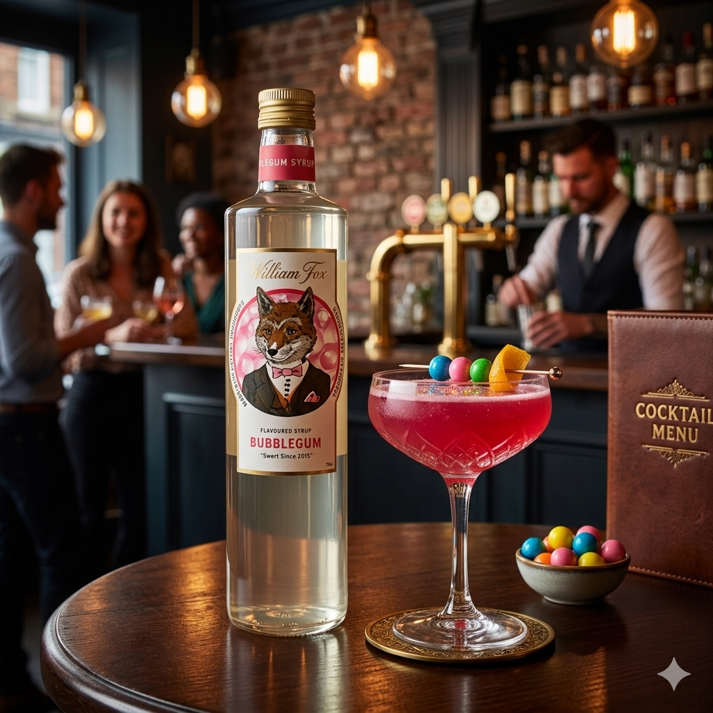 William Fox Bubblegum Cocktail Syrup