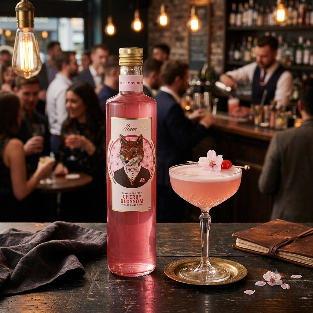 William Fox Cherry Blossom Cocktail Syrup