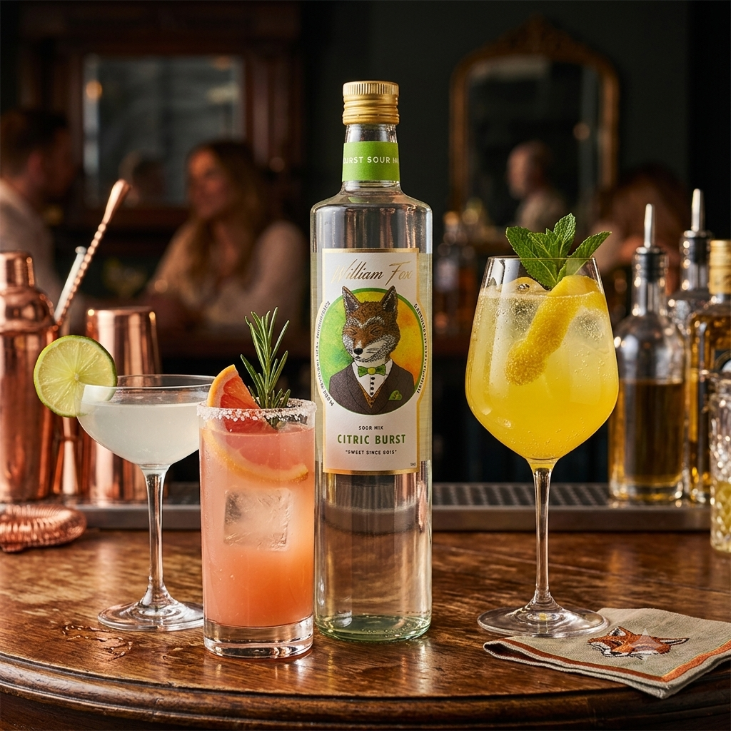 William Fox Citric Burst Mix Cocktail Syrup