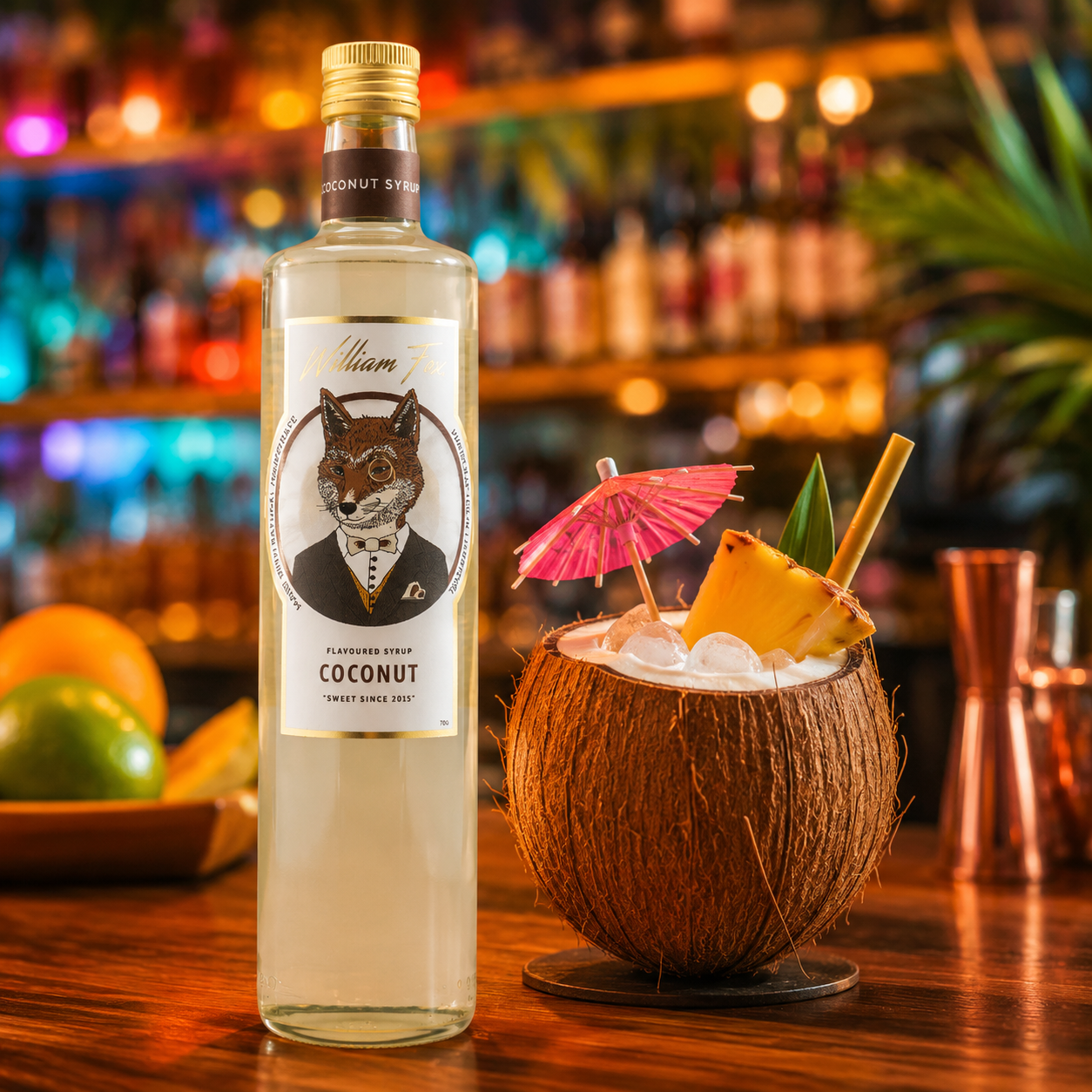 William Fox Coconut Syrup (750ml)