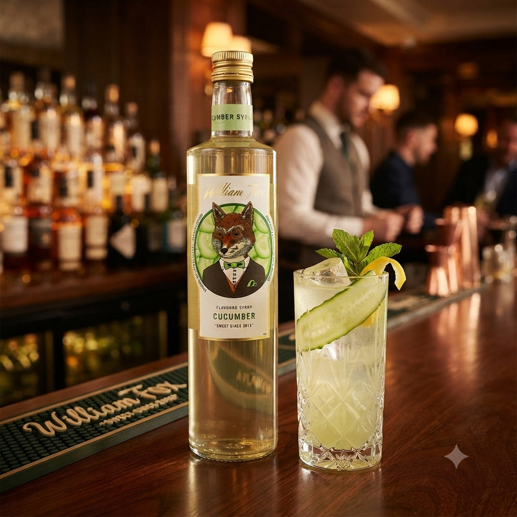 William Fox Cucumber Cocktail Syrup