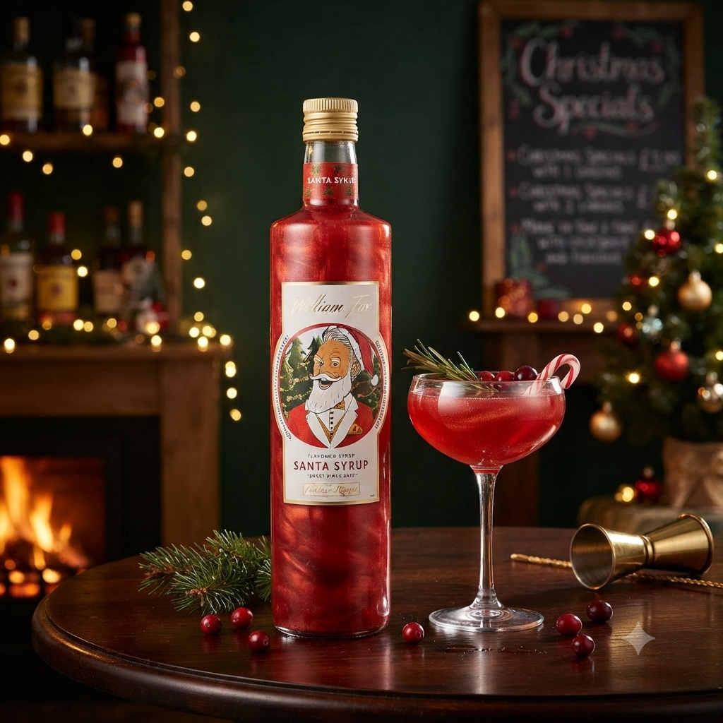 William Fox Fantasy Range Santa Cocktail Syrup (250ml)