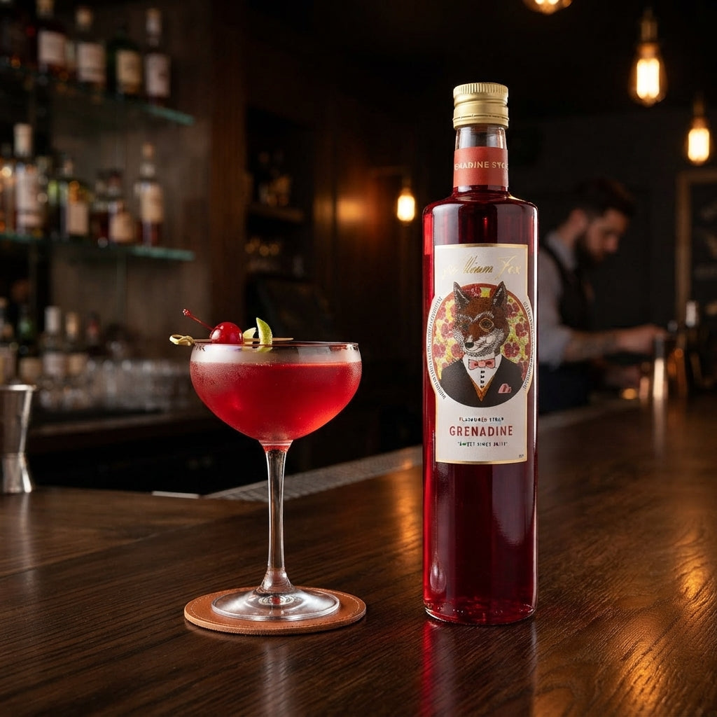 William Fox Grenadine Cocktail Syrup (250ml)