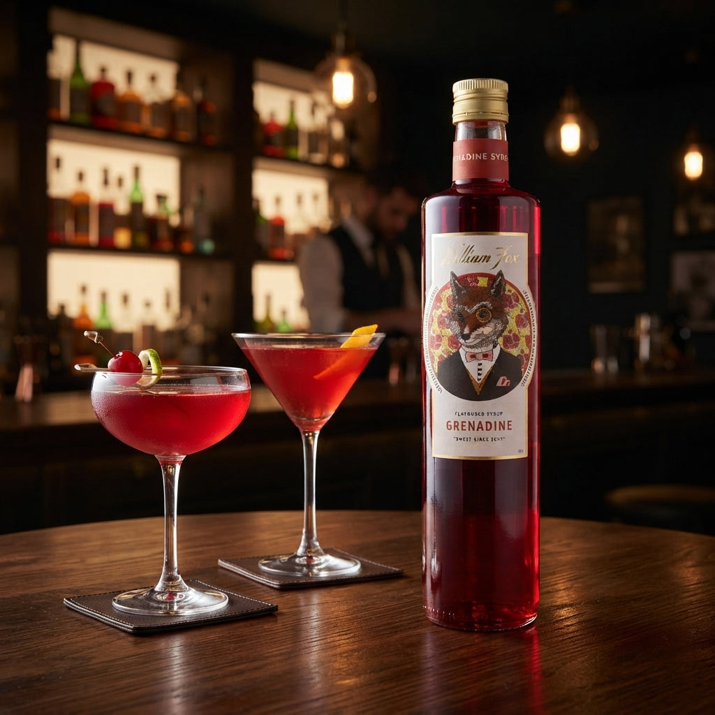 William Fox Grenadine Cocktail Syrup (750ml)