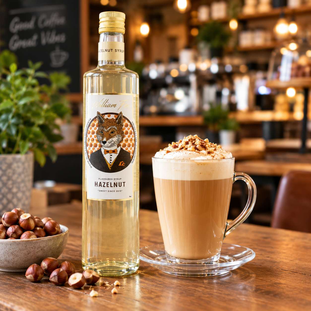 William Fox Hazelnut Syrup (250ml)