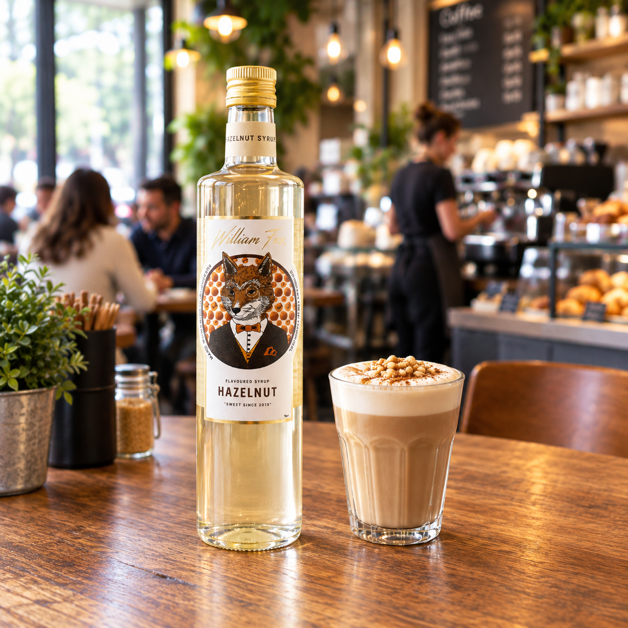 William Fox Hazelnut Syrup (750ml Bottle)
