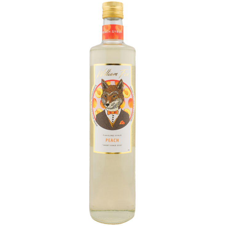 William Fox Peach Syrup (750ml)