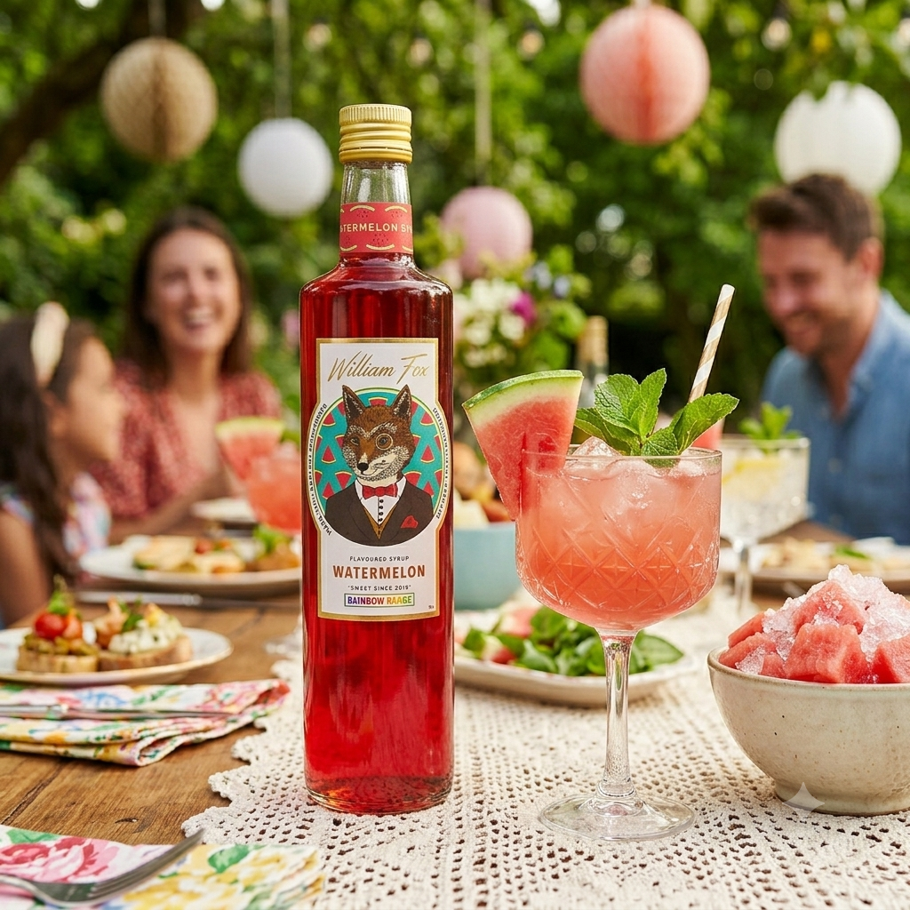 William Fox Rainbow Range Watermelon Cocktail Syrup